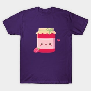 Cute Strawberry Jam Bottle T-Shirt